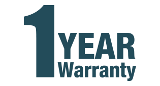 This product is covered by a 1-year  limited warra
