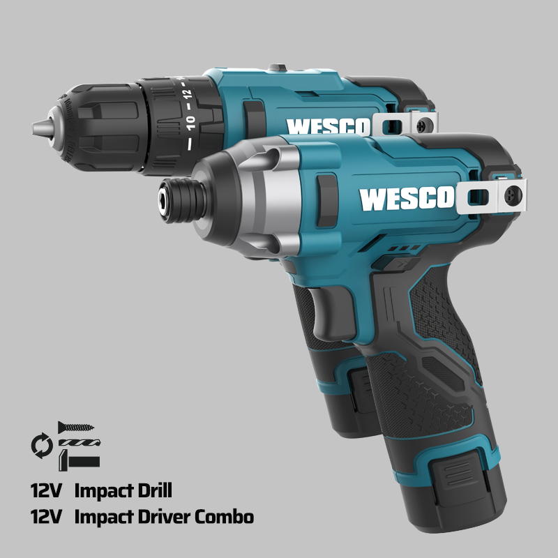12V Impact Drill & Impact Driver Combo